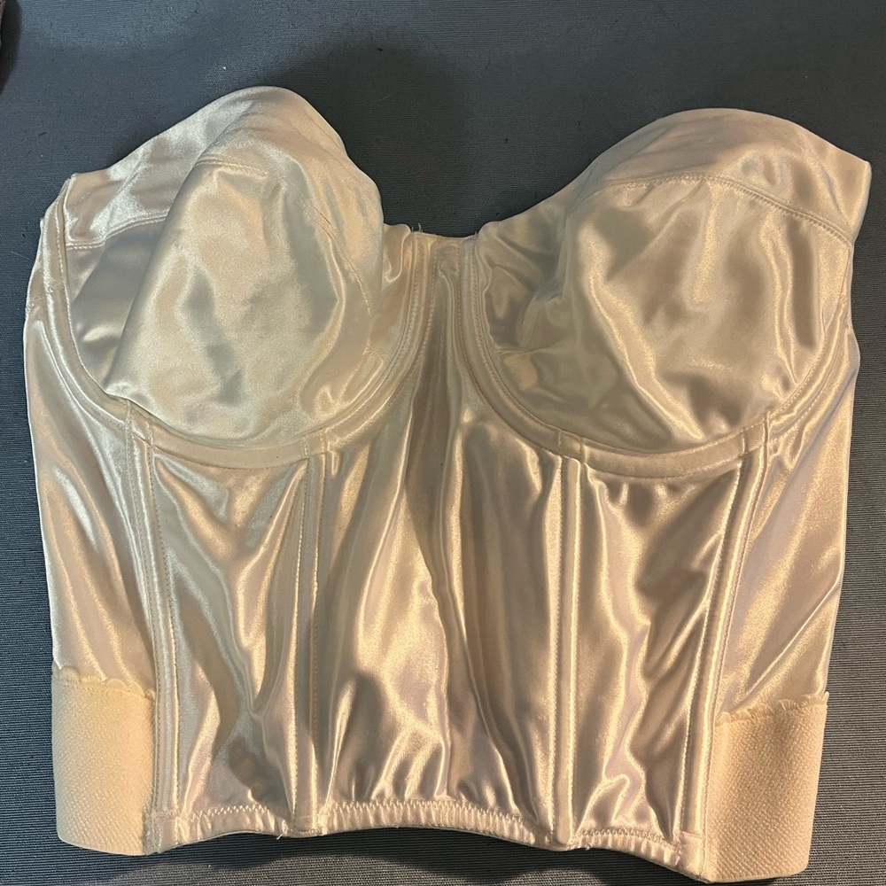 Elegant Cream Bustier Top